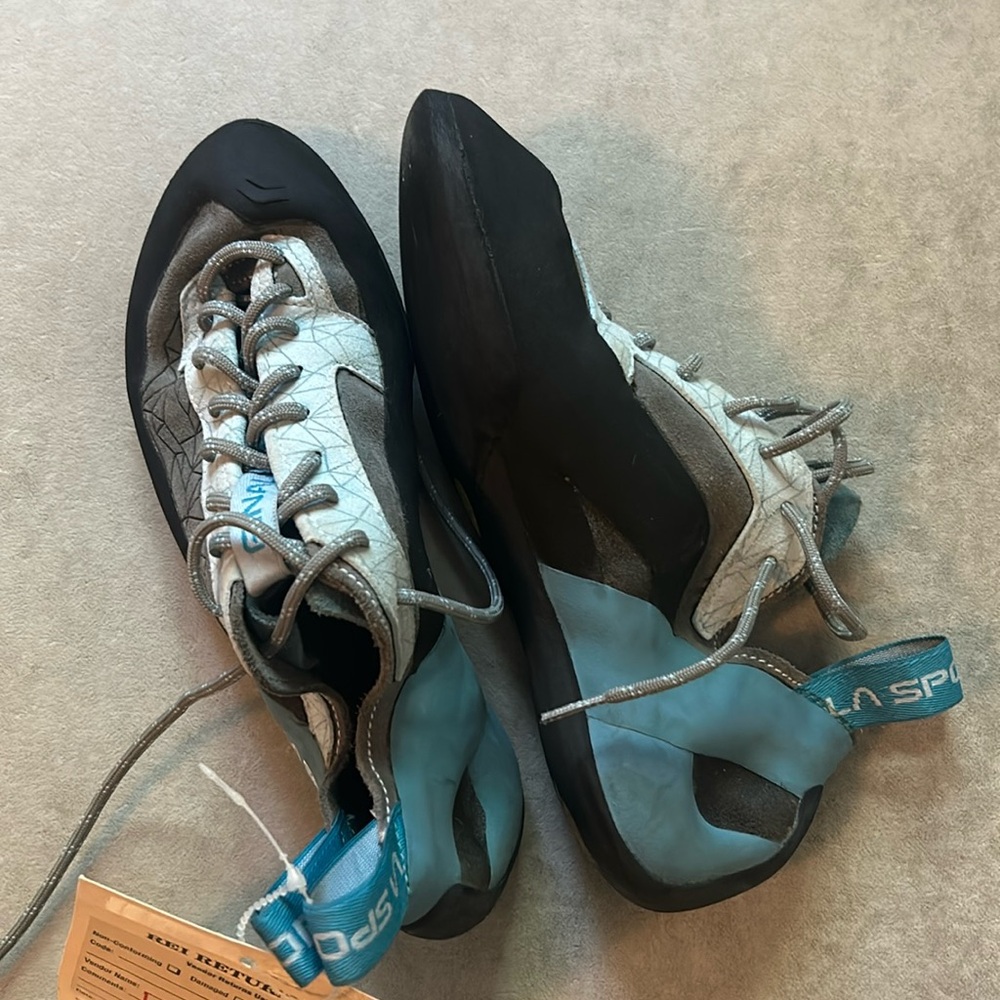 LA Sportiva rock climbing shoes